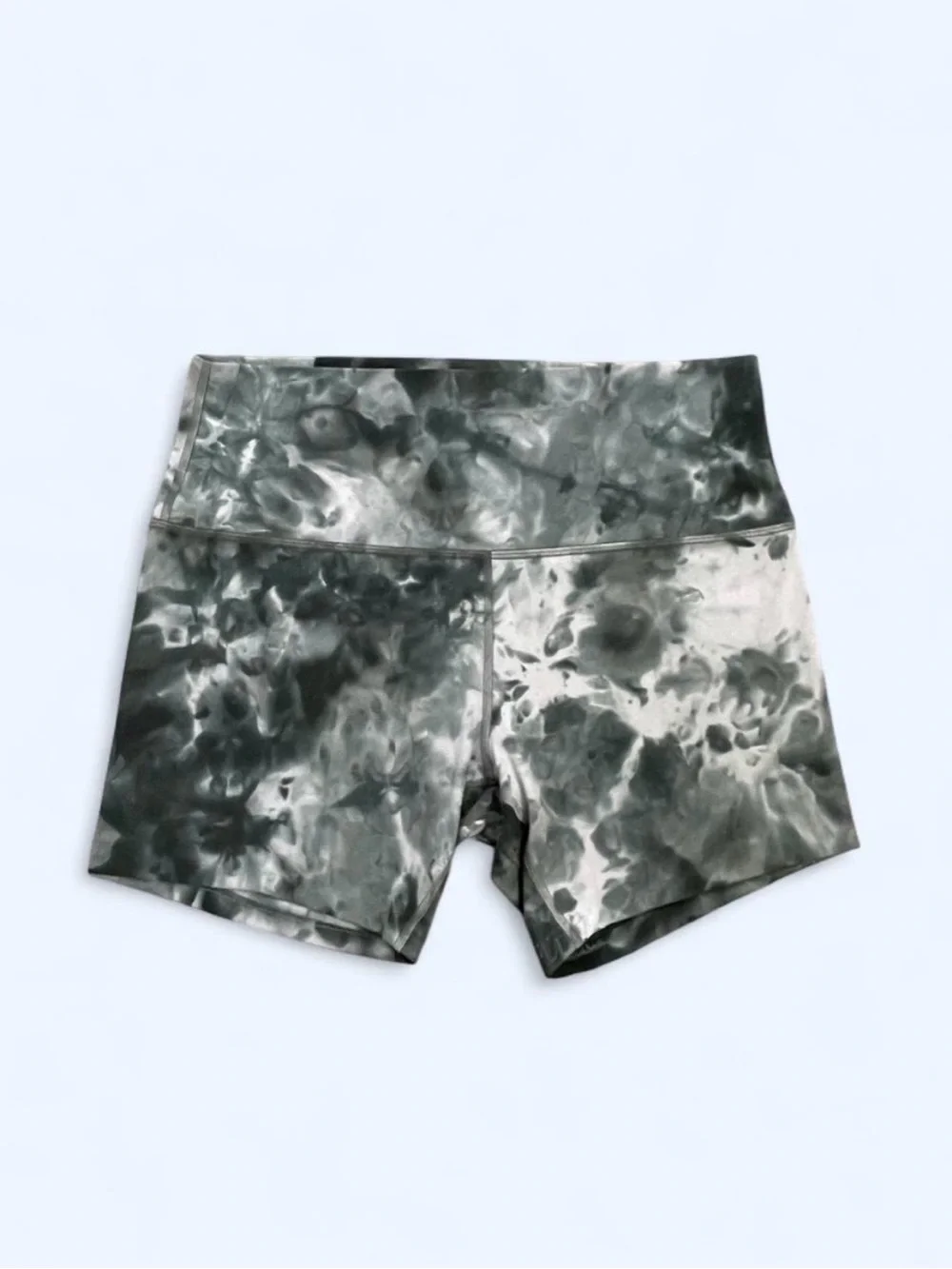 Lululemon biker shorts High-Rise Tie-Dye green activewear yoga Pilates gym 12